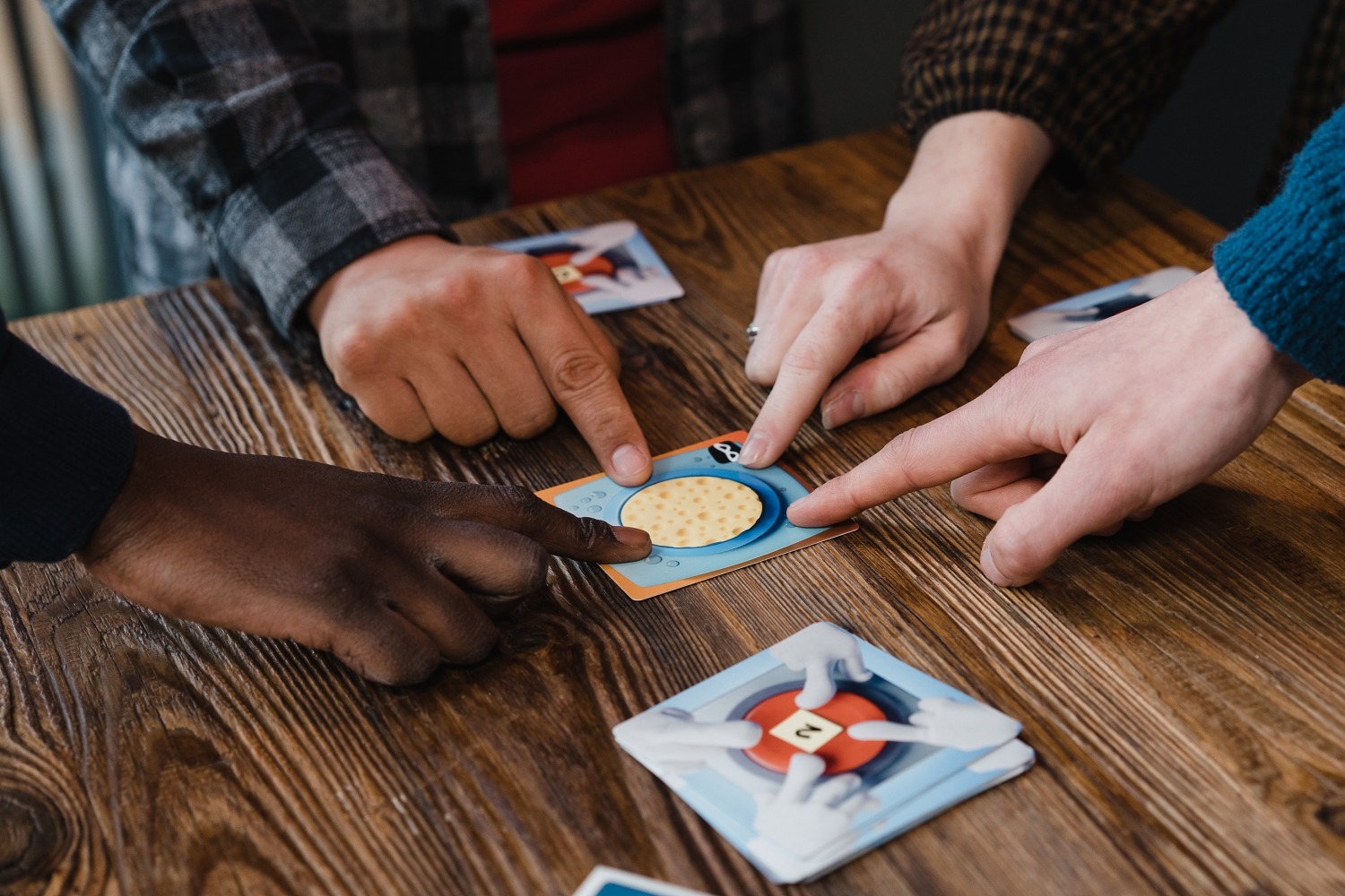 Le jeu du doigt Lumberjacks studio jeu de société boardgame photography