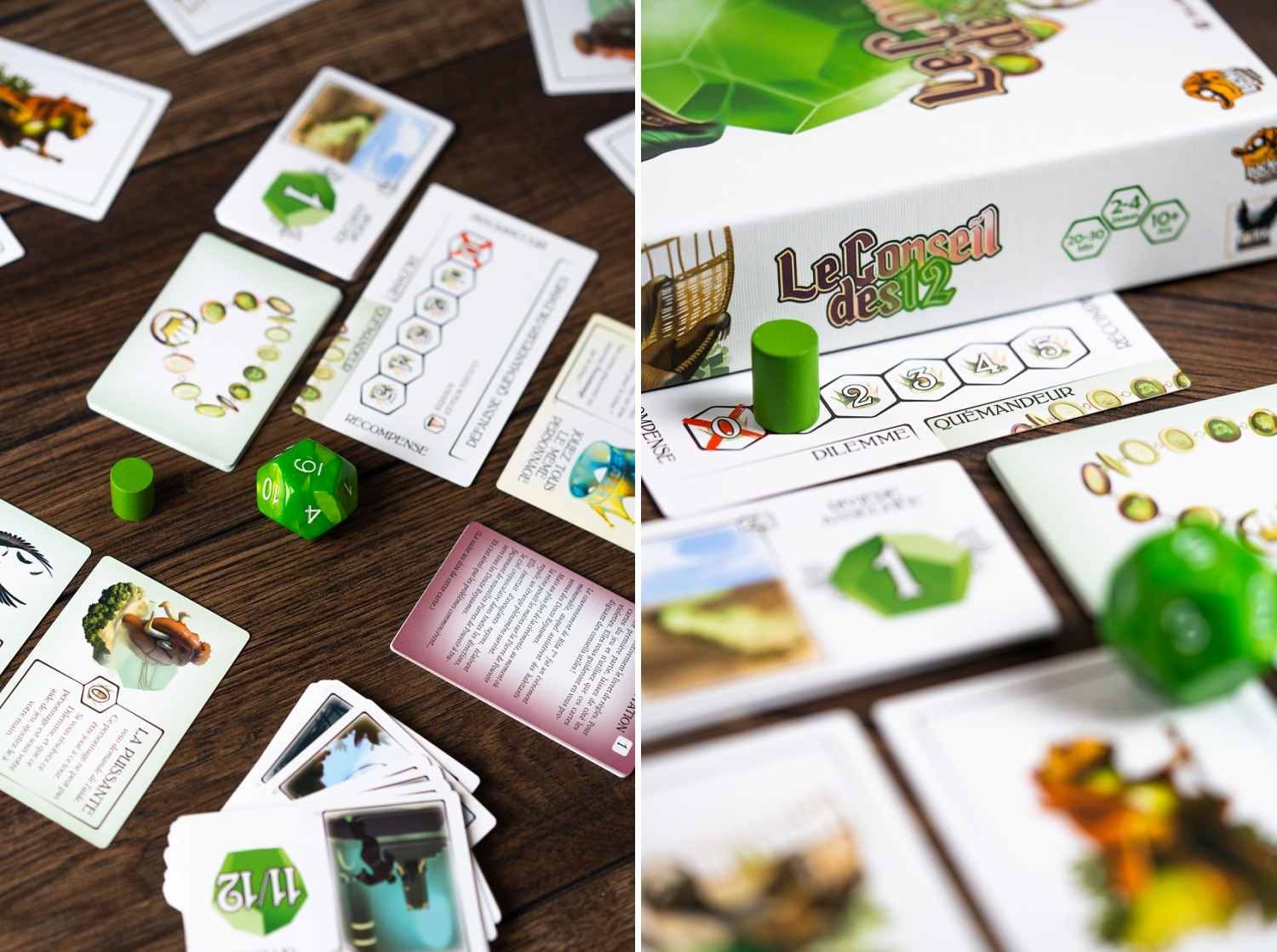 Conseil des 12 lucky duck games jeu de société boardgame