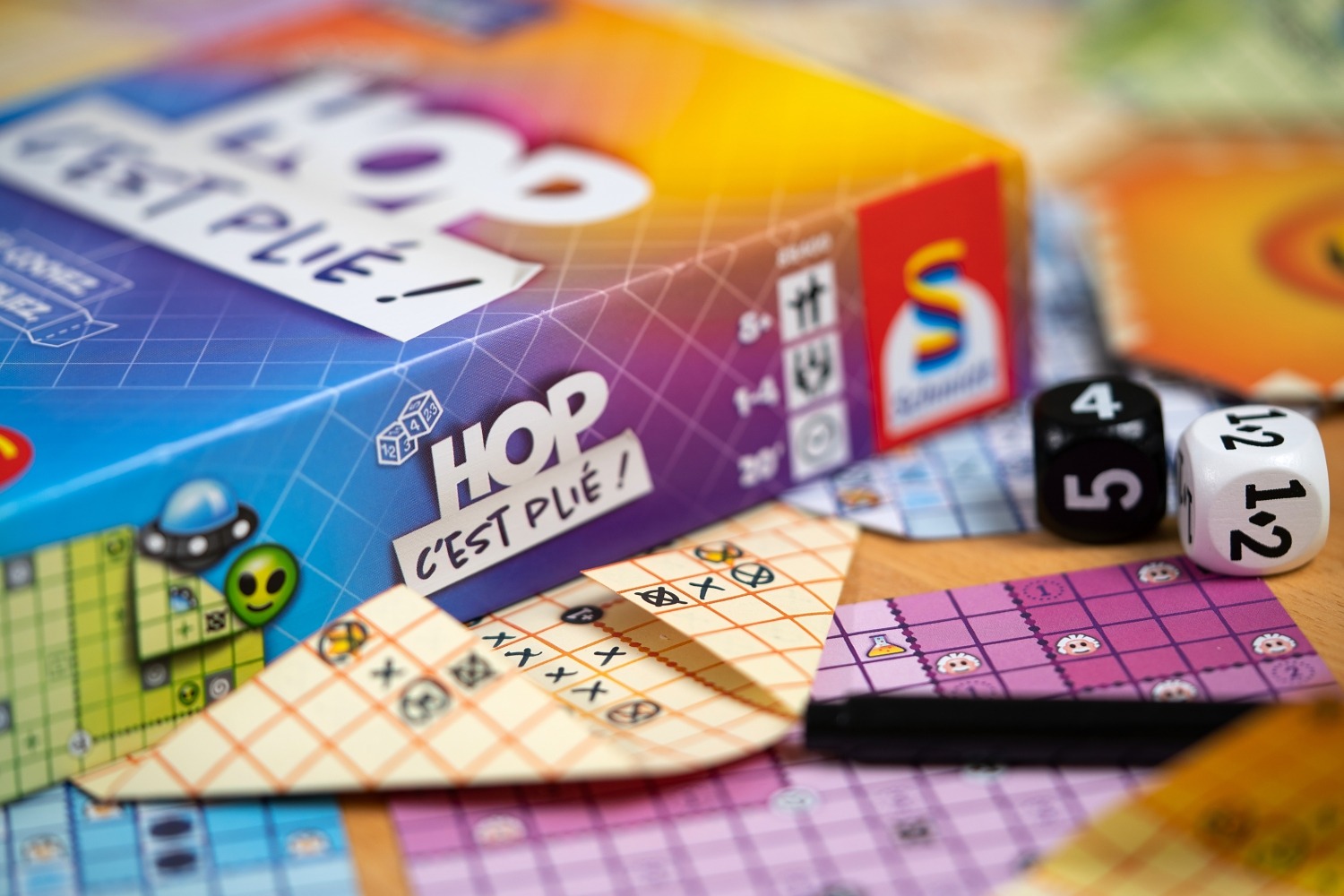 hop c'est plié schmidt jeu de société boardgame 