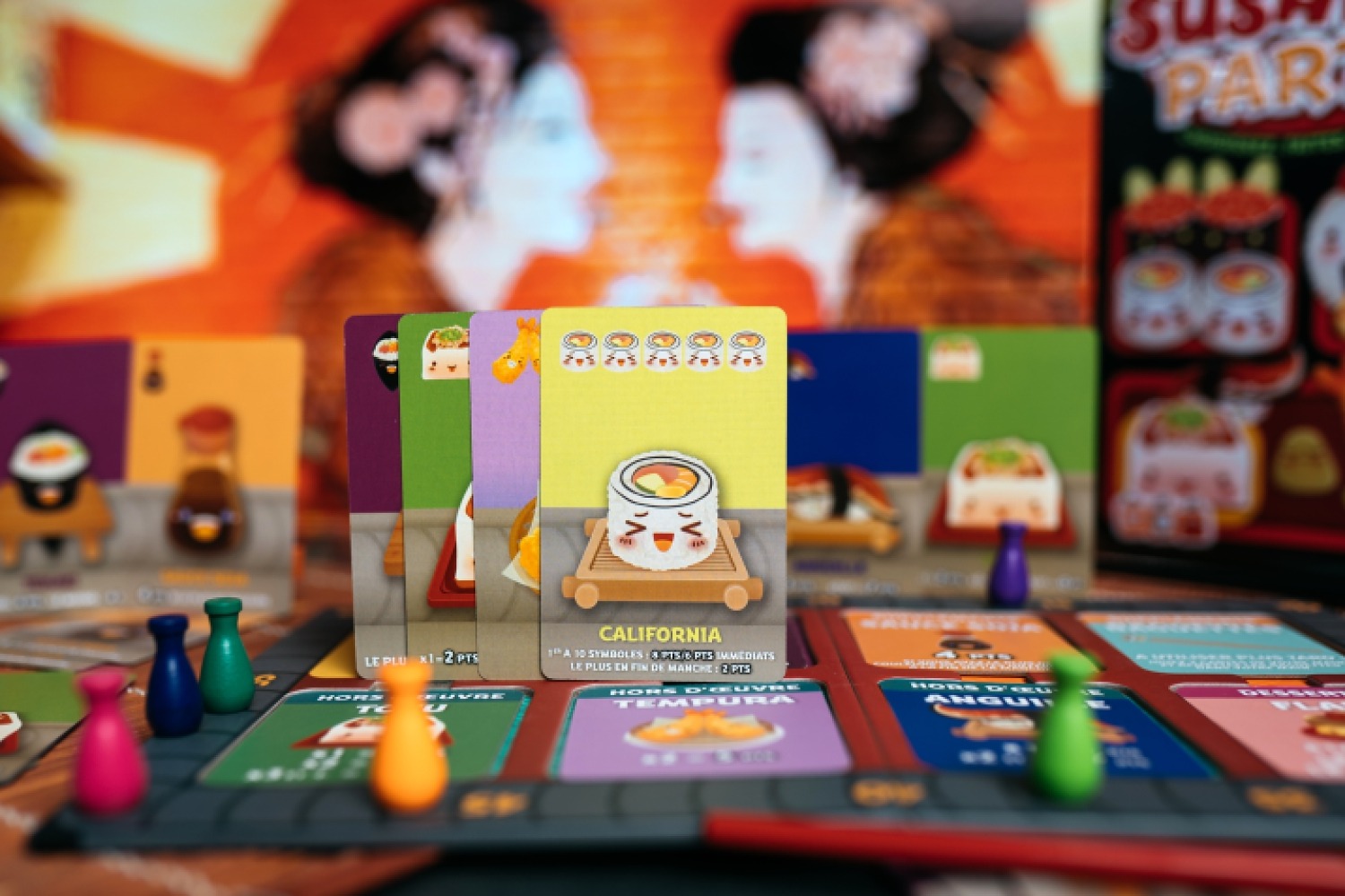 sushi go party boardgame jeu de société cocktail games 