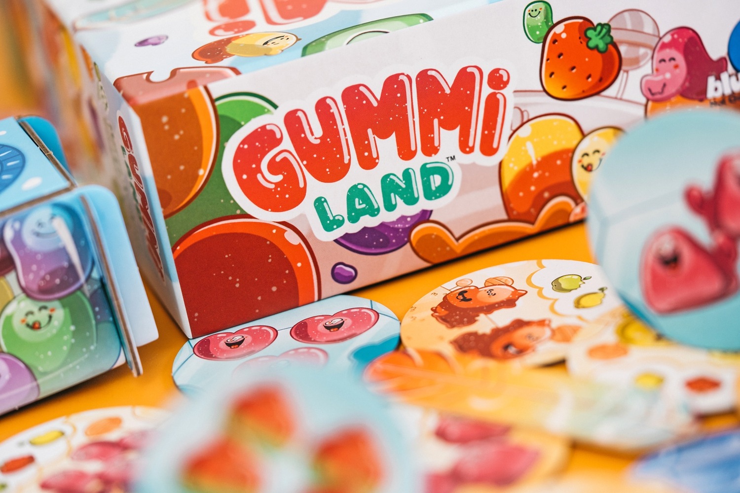 Gummiland Blue Orange jeu de société boardame photography spiel