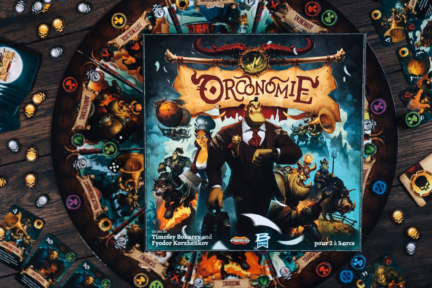 Orconomie boardgame bragelonne jeu de société 