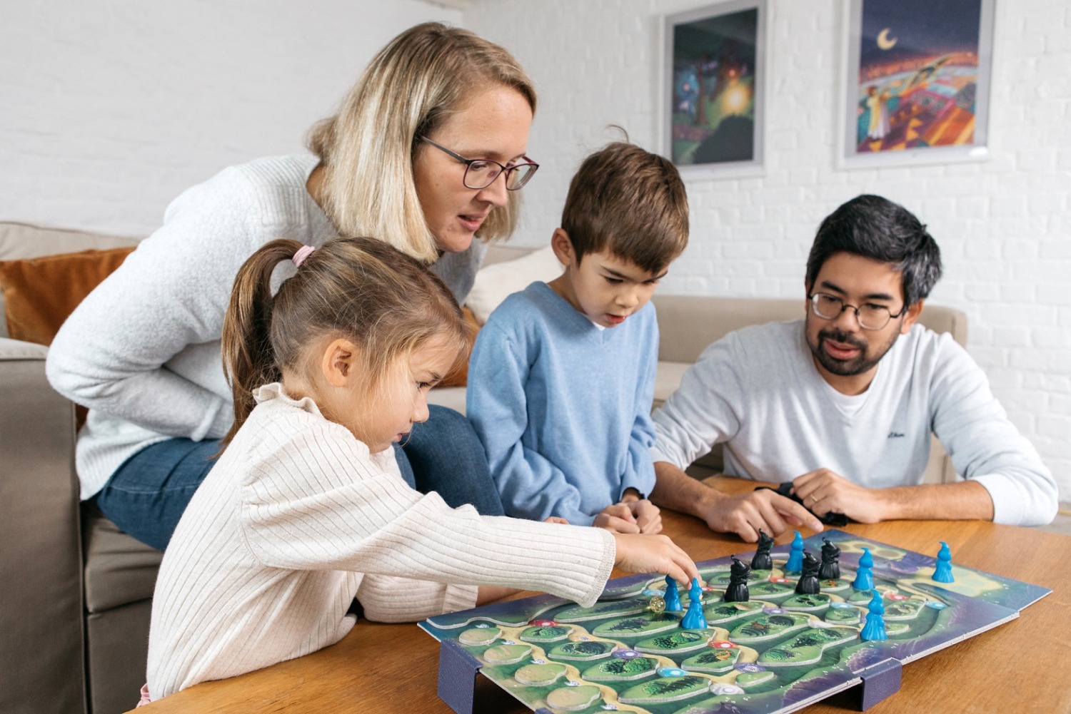 La colline aux feux follets Gigamic jeu de société jeu famille