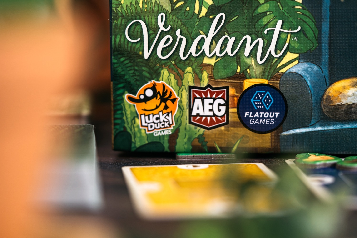 Verdant Lucky duck games jeu de société flatout games boardgame