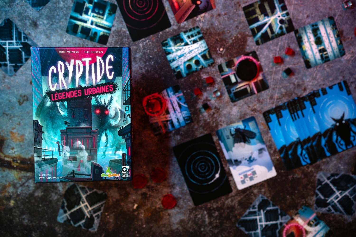 Cryptid legendes urbaines renegade jeu de société boardgame