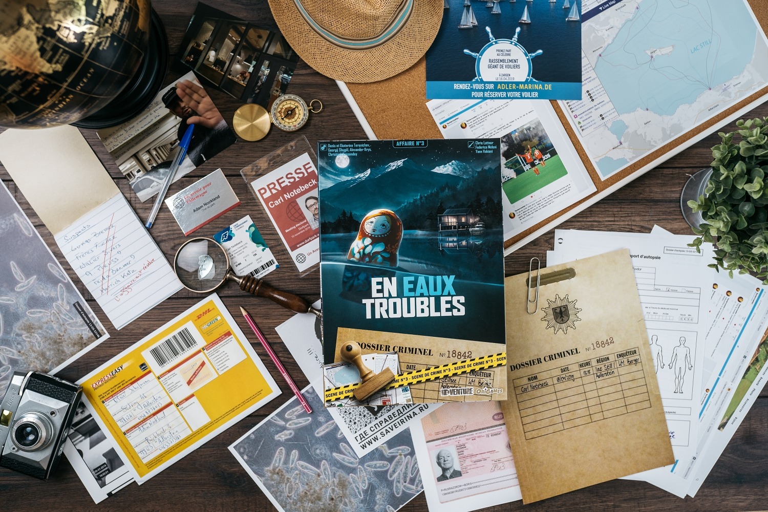 en eaux troubles origames adventure games escape jeu enquête jeu de société 