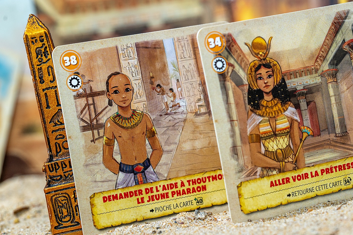 Cartaventura Odyssée le secret des pharaons blam jeu de société