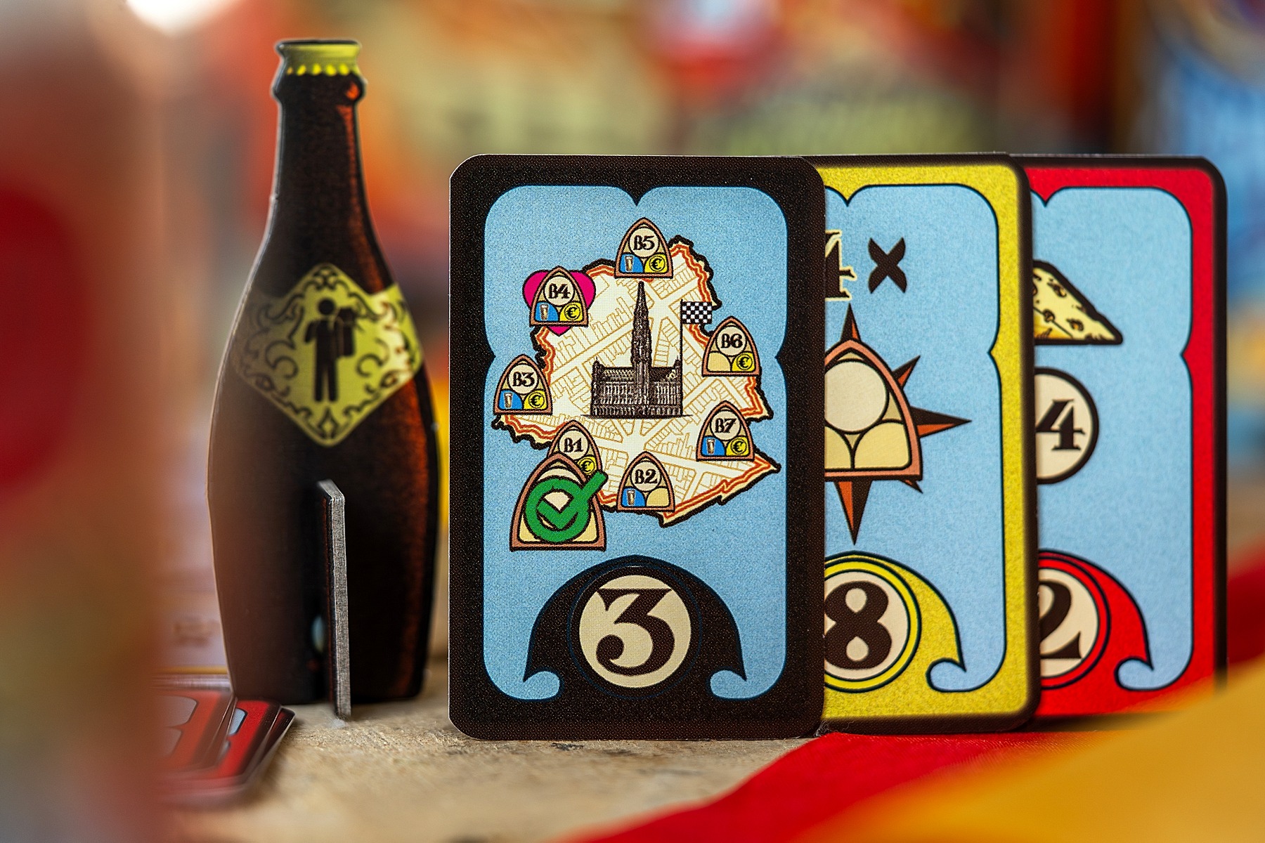 Belgian beers race dice Byr games 