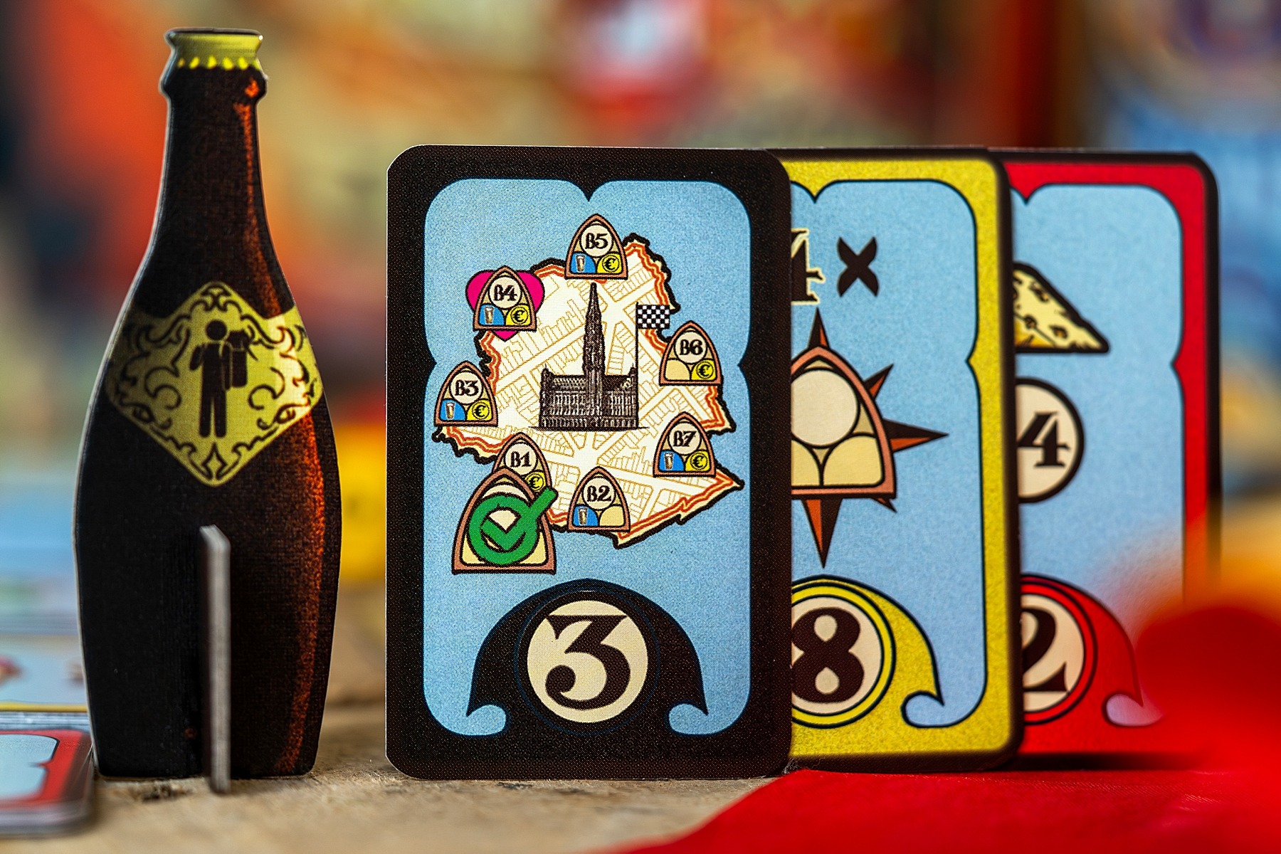 Belgian beers race dice Byr games 