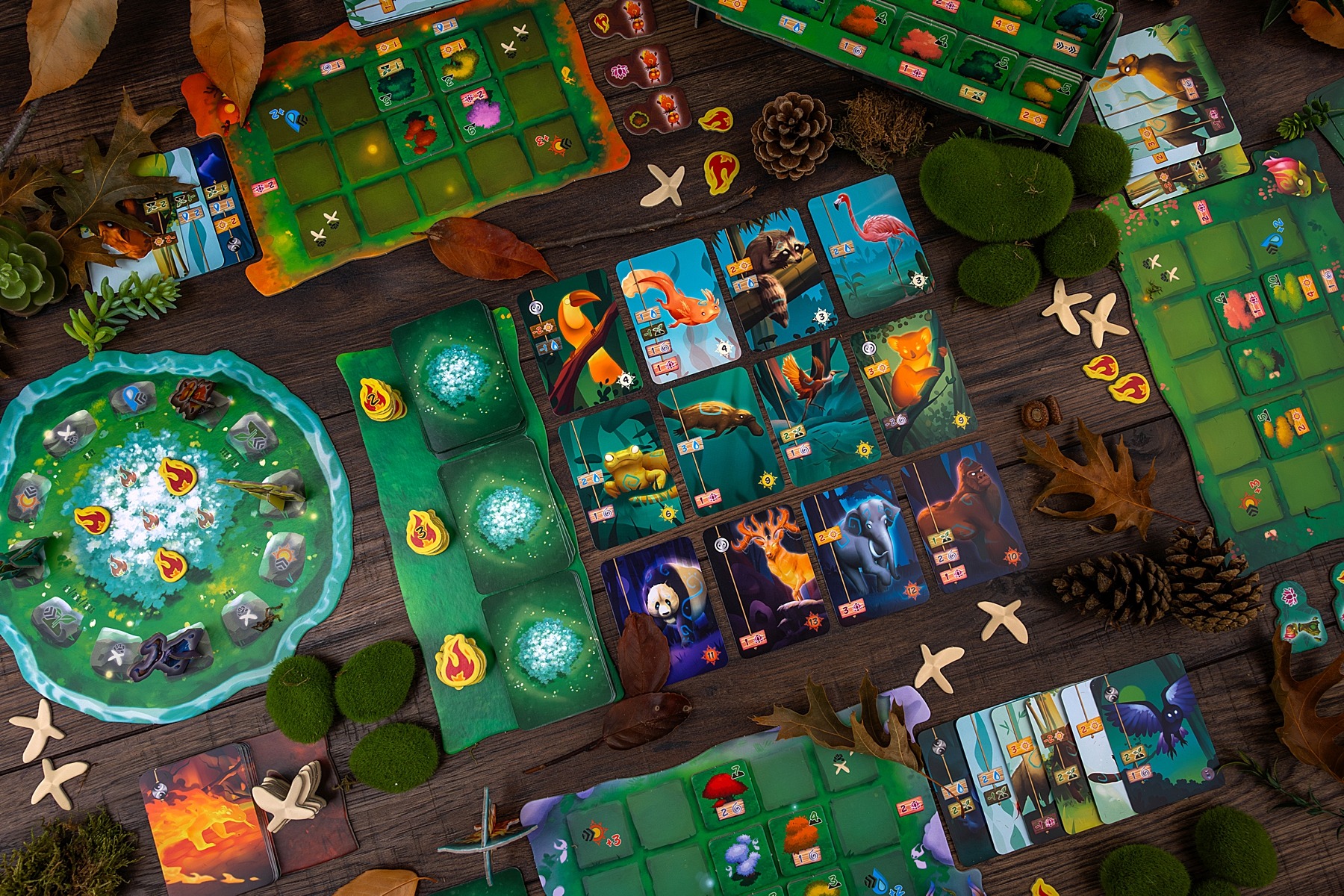 Living forest ludonaute jeu de société boardgame