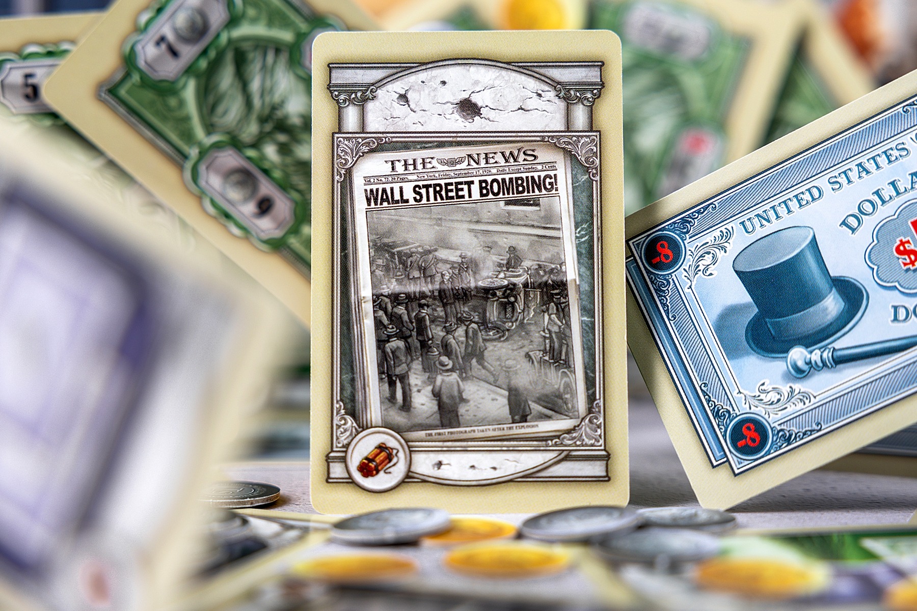 1920 Wall street origames looping games jeu de société boardgame