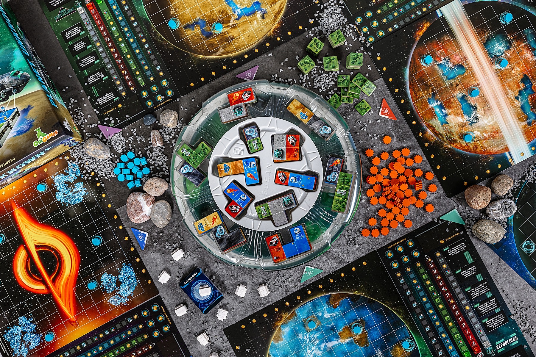 Planet unknown Origames boardgame jeu de société 