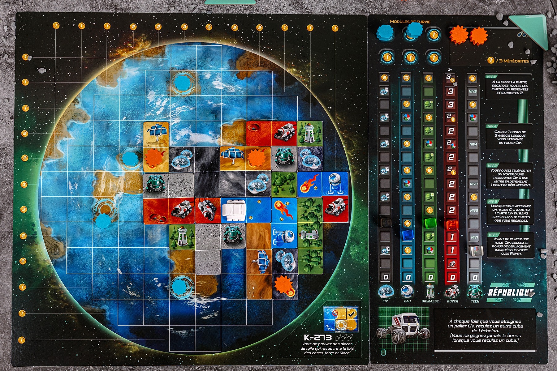 Planet unknown Origames boardgame jeu de société 