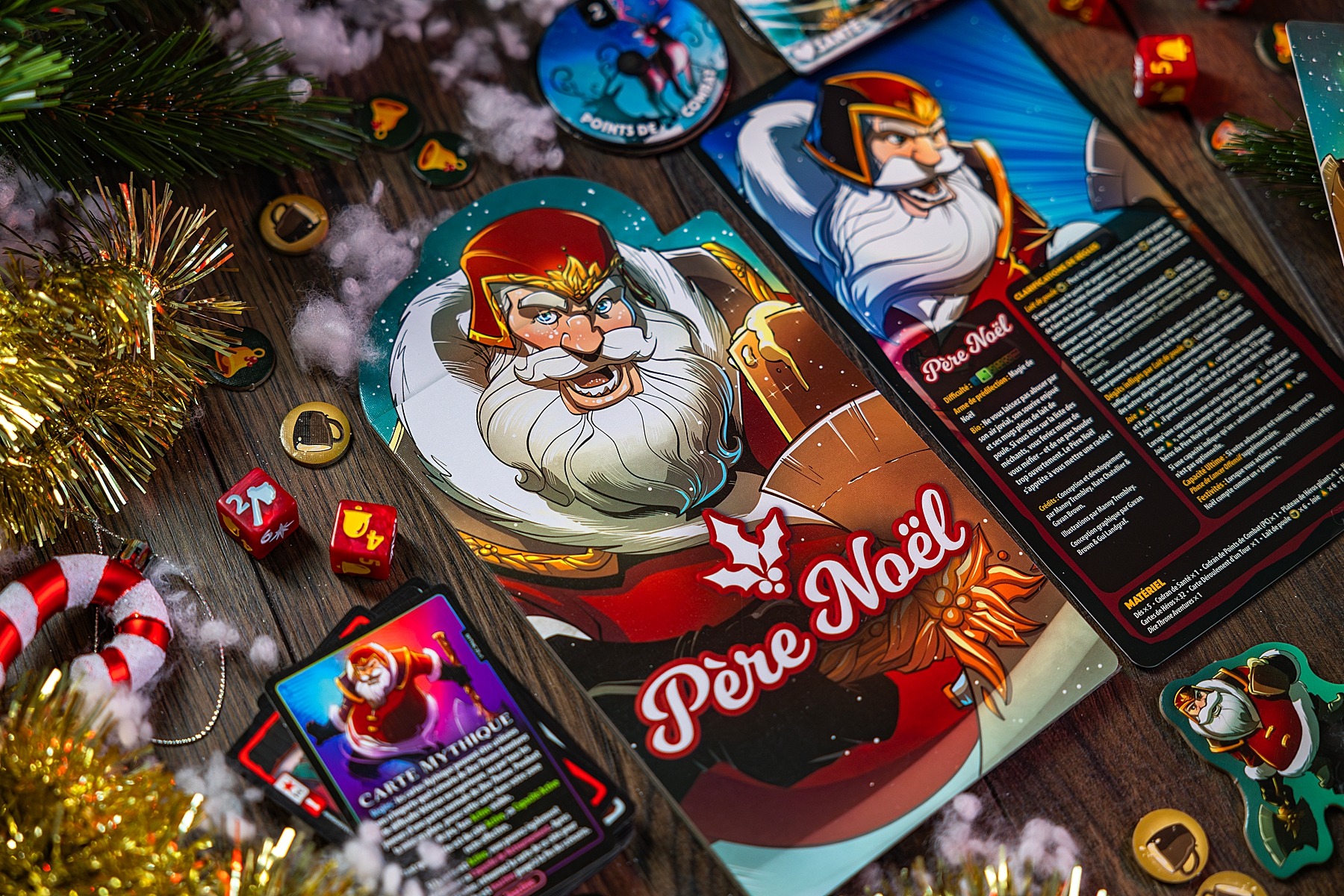 Dice Throne - Père Noël vs Krampus Lucky duck games boardgame