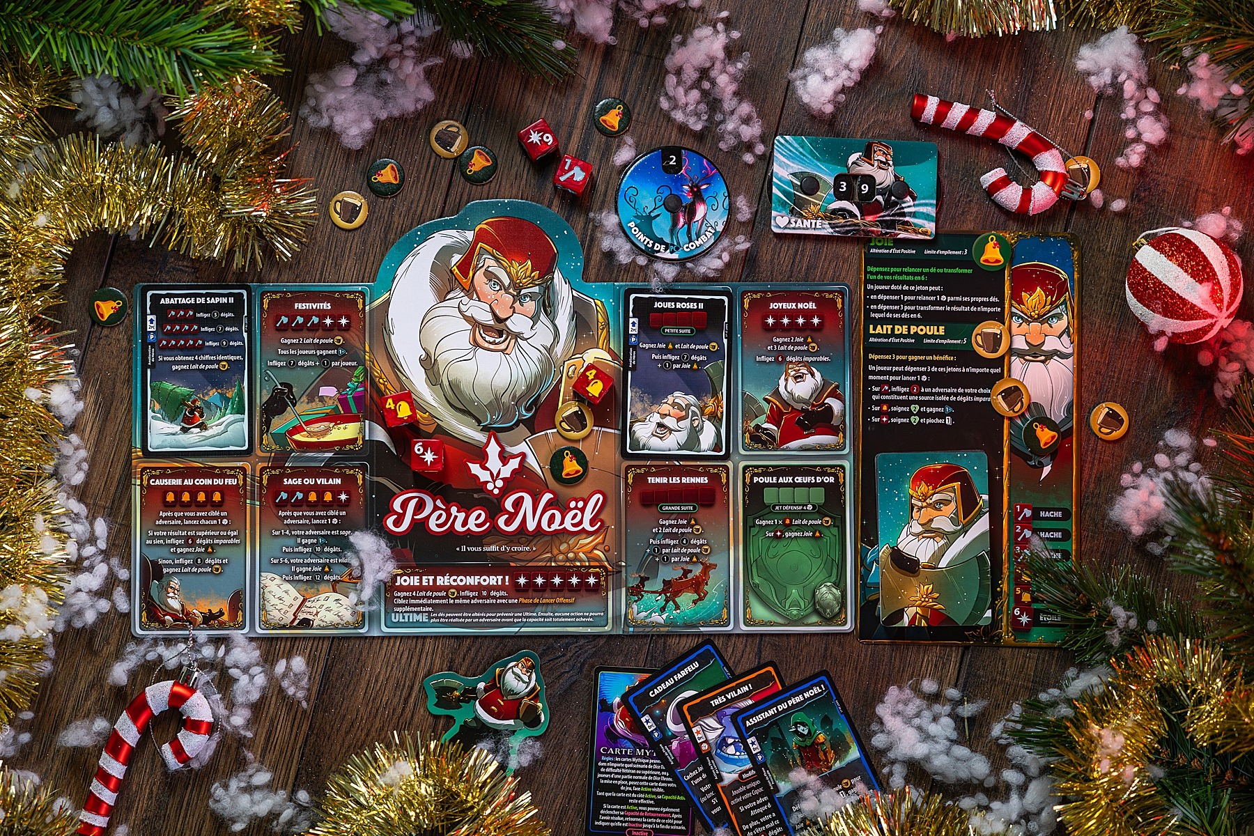 Dice Throne - Père Noël vs Krampus Lucky duck games boardgame