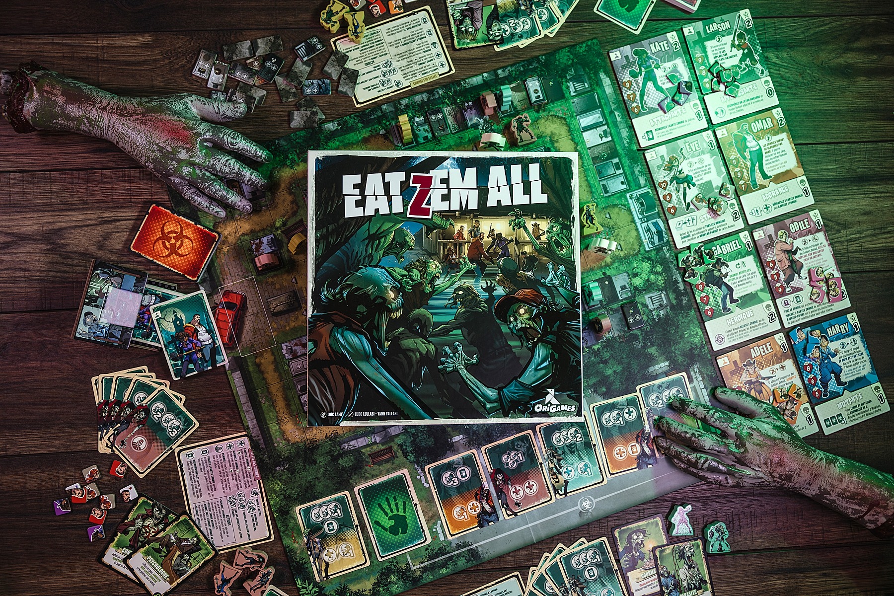 Eat zem all Origames boardgame jeu de société 