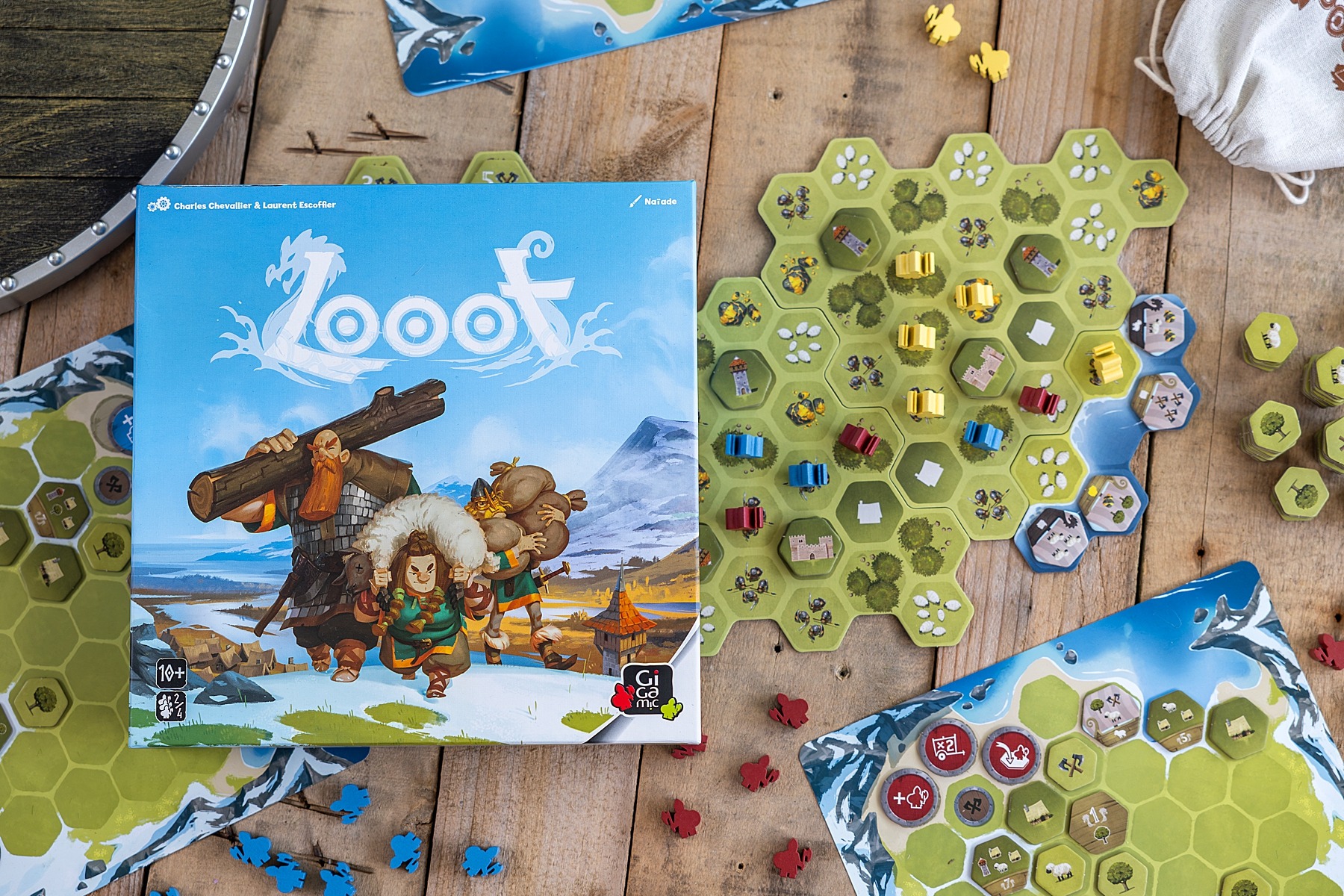 Looot Laurent Escoffier, Charles Chevallier naiade jeu de société boardgame gigamic