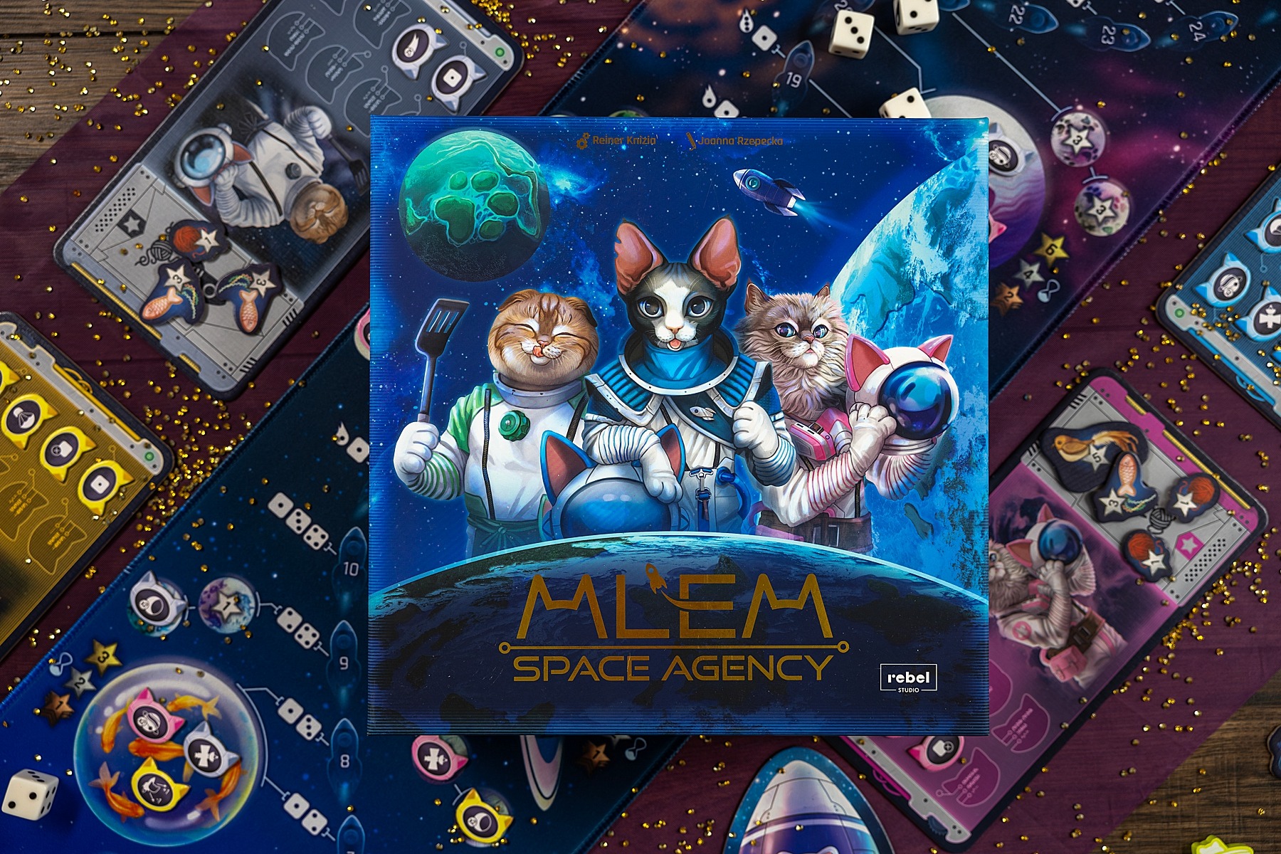 MLEM Space agency Rebel Asmodée boardgame jeu de société 