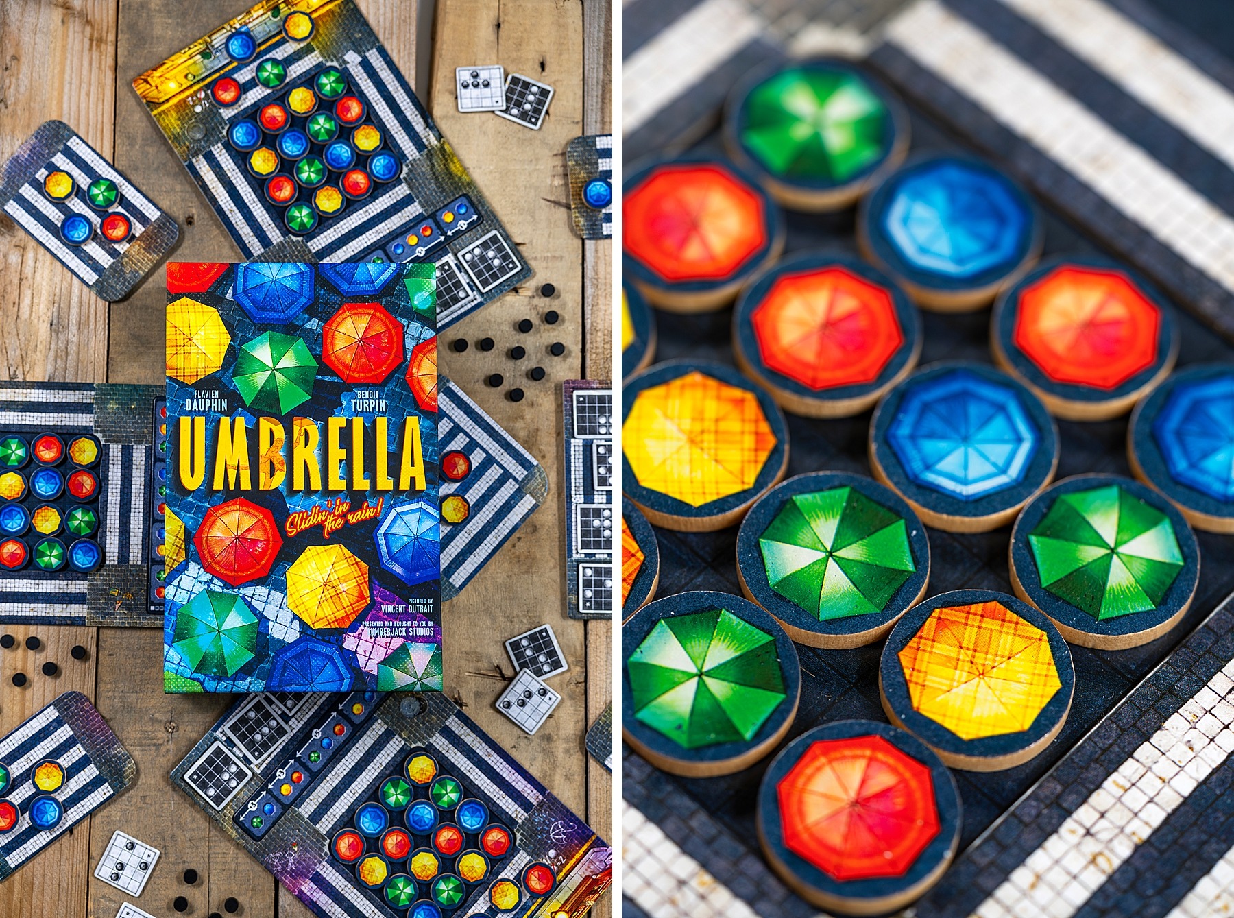 Umbrella lumberjacks studio jeu de société Vincent Dutrait