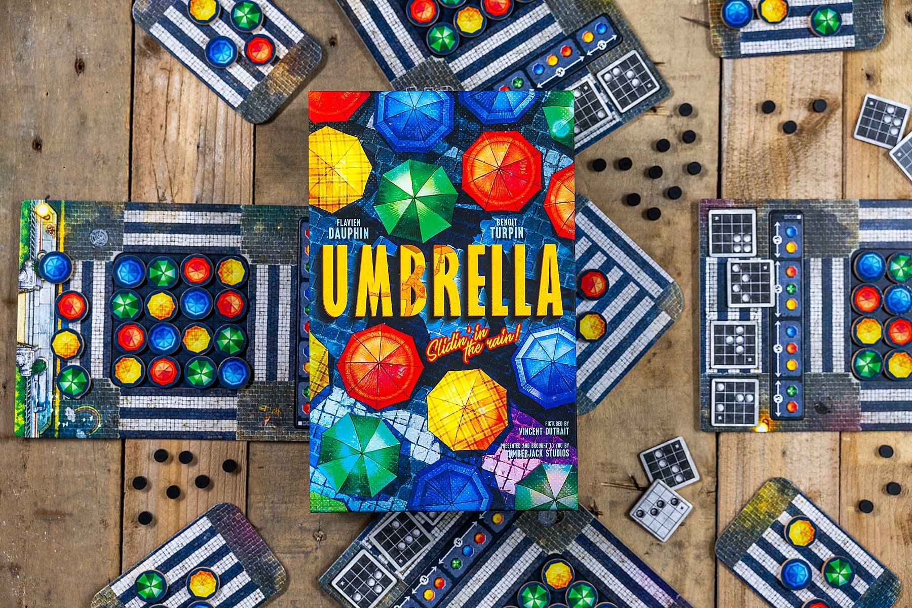 Umbrella lumberjacks studio jeu de société Vincent Dutrait