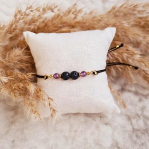 amethist diffuser armband