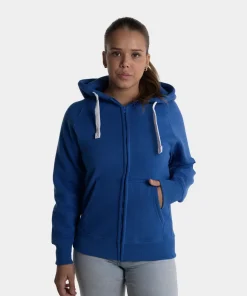 Zip-Hoodie Blue Front