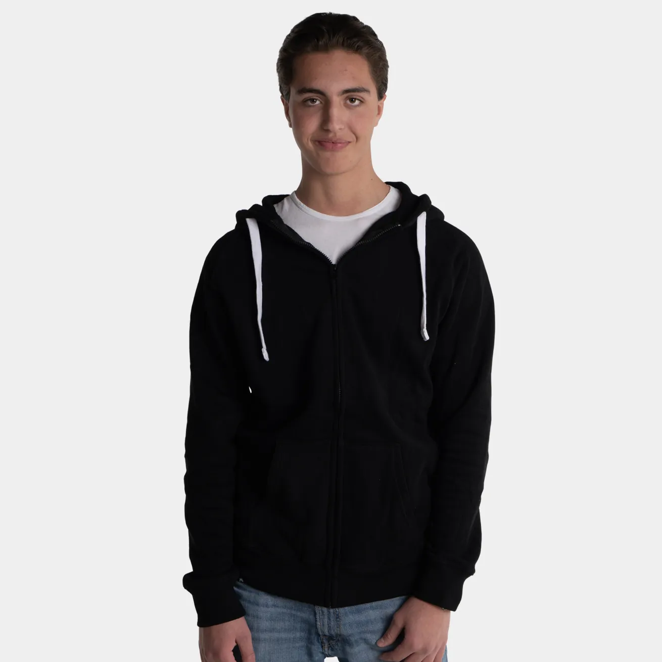 Zip-Hoodie-Darkline-svart