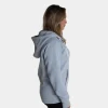 Zip Hoodie Light Blue siden