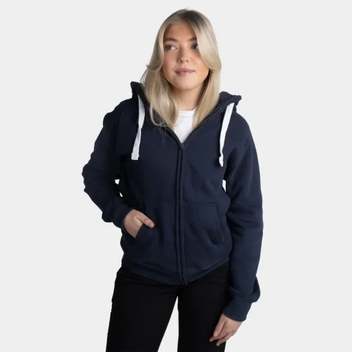 Zip-Hoodie Navy