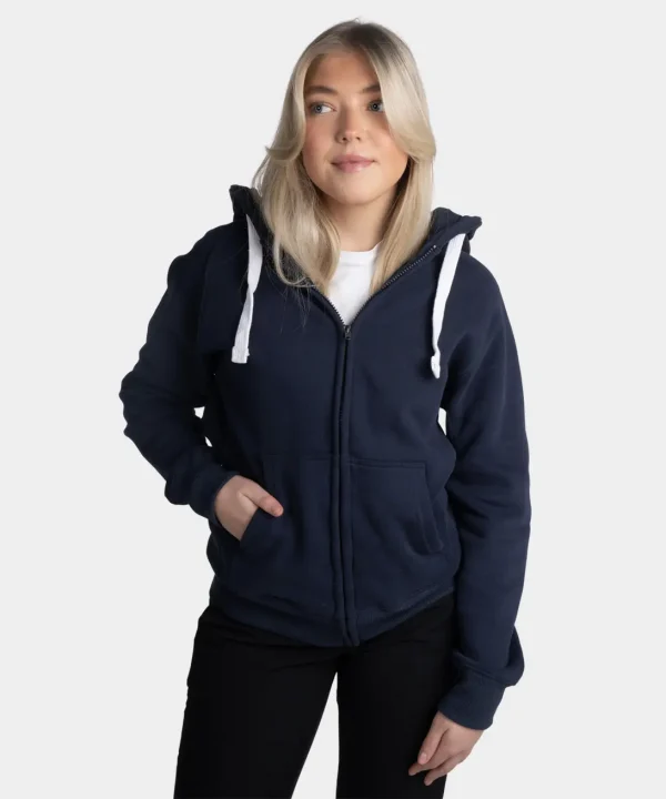 Zip-Hoodie Navy