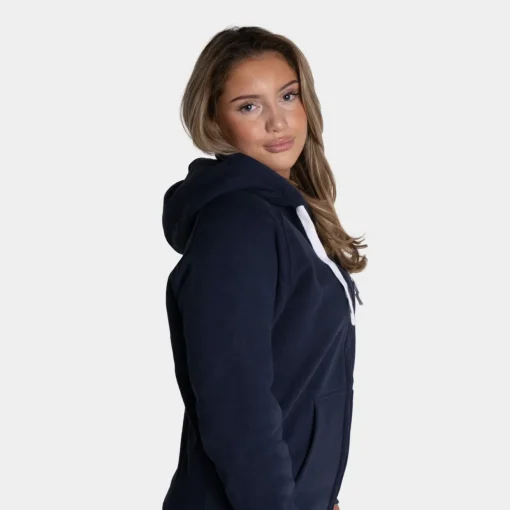 Zip-Hoodie Navy Blue side