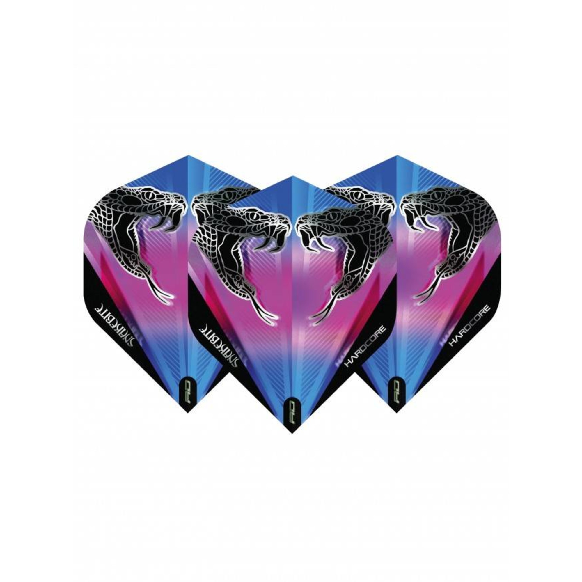 Red Dragon Hardcore Snakebite flights standaard 100 micron Dartspaleis