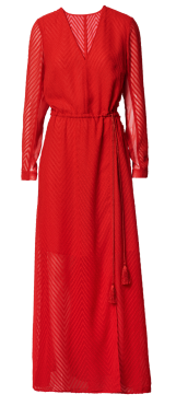 Weihnachtsaktion_H&M_Katy Perry_rotes Kleid