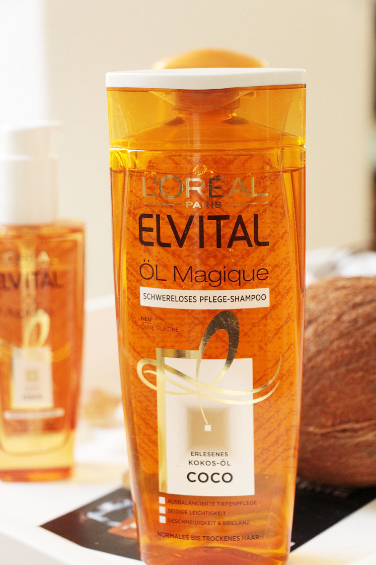 L'Oréal-Paris-Elvital-Öl-Magique-Coco-Pflegeserie-schwereloses-pflegeshampoo-das-leben-ist-schoen