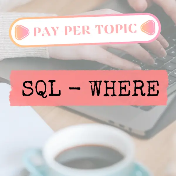 pay per topic SQL where