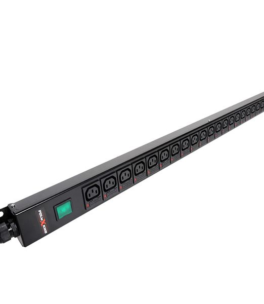 0U Vertical Slimline IEC C13 Fused per outlet PDU