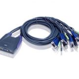 CS64U 4-Port USB VGA/Audio Cable KVM Swi