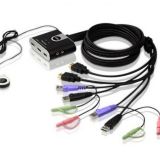 CS692 2-Port USB HDMI/Audio Cable KVM Sw
