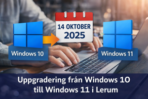 Microsoft avslutar supporten för Windows 10 den 14 oktober 2025.