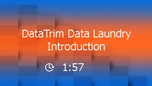 DataTrim Data Laundry, Trailer