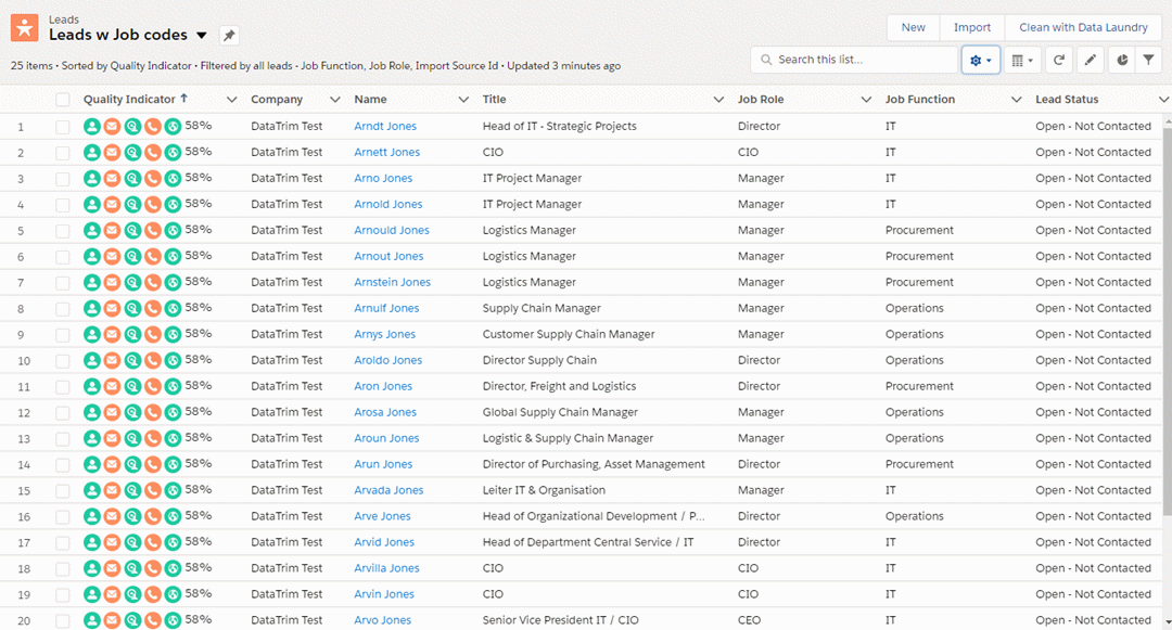 Job Title Mapping