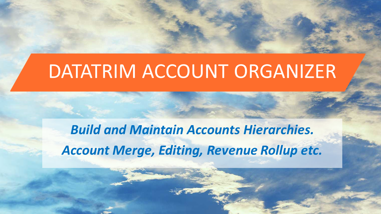 DataTrim Account Organizer, Introduction
