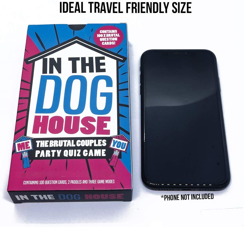 In The Dog House - The Brutal Couples Party Game Date Night Game Adults  Party Drinking Quiz Game