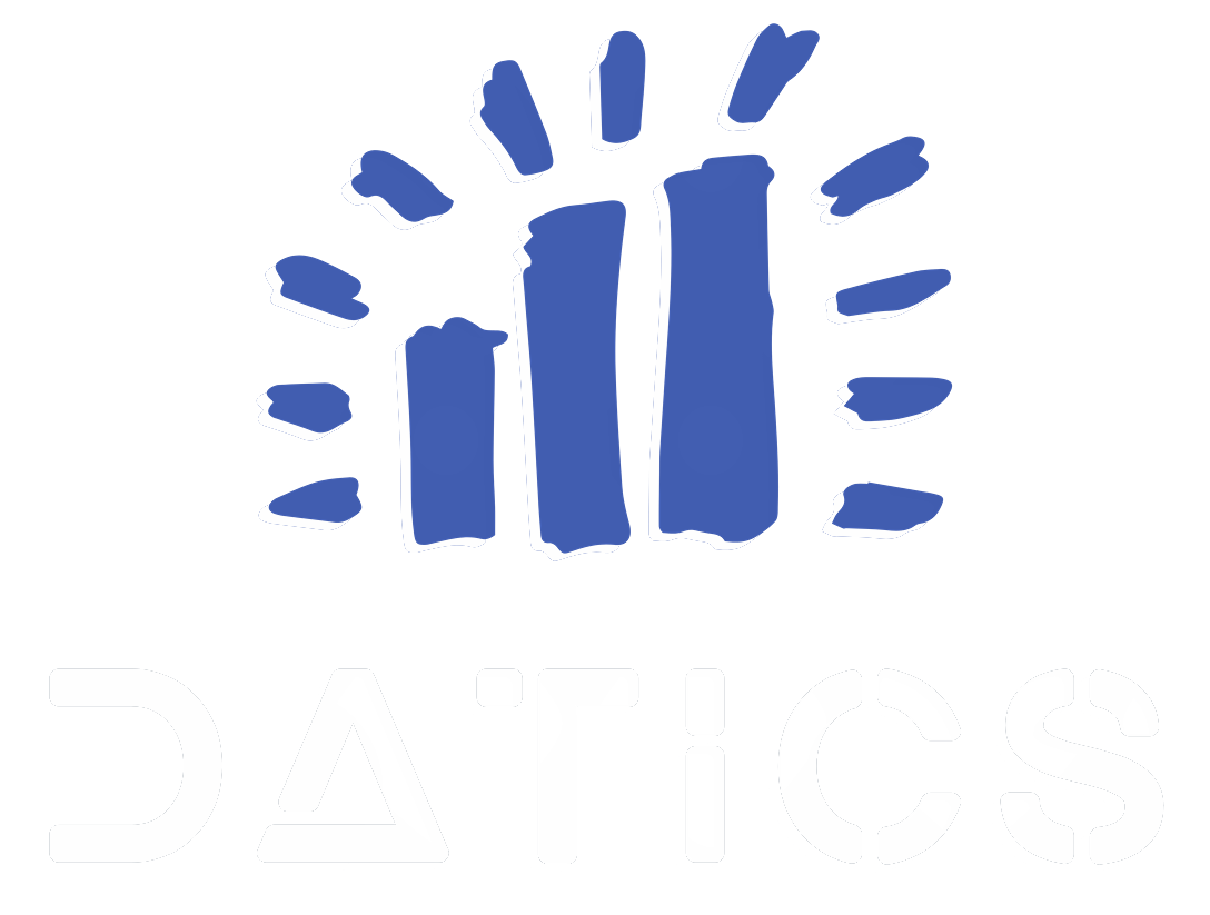 Datics logo hvit