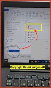 Bedragarna installerade AnyDesk för att manipulera banköverföringar på kundens dator.