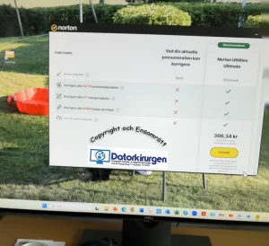 Norton imiterar skrämseltaktik som används av utpressningsprogram. Användare får popup-fönster från Norton även när inget hot existerar.