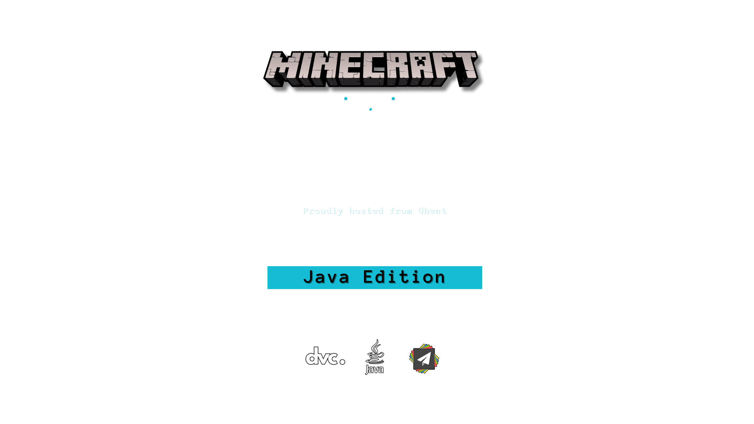 Ghentian Server, a Minecraft server banner used as featured image on dvc's homepage