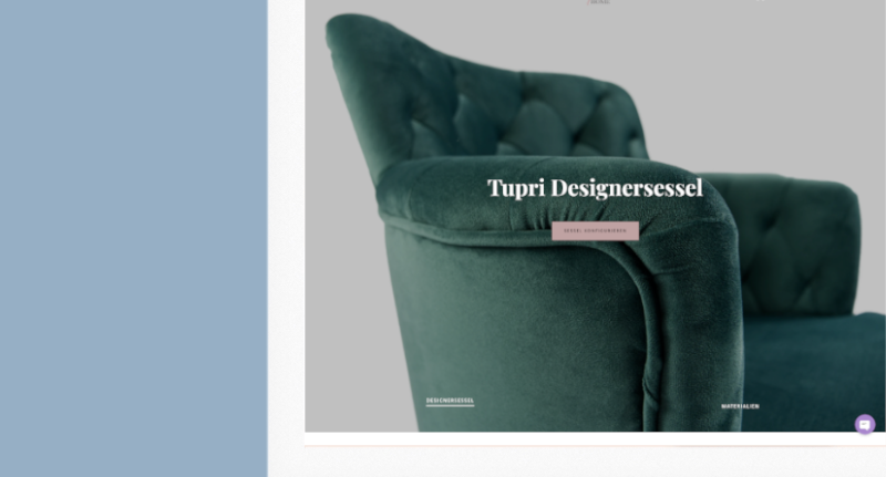 tupri home designersessel db-digital