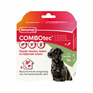 Beaphar COMBOtec Hond 20-40 kg - 2 pipetten