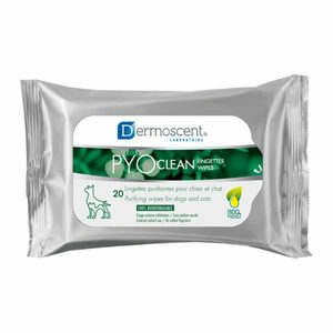 Dermoscent PYOclean Wipes voor hond en kat - 20 stuks